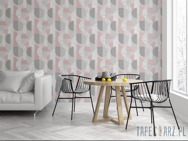 Tapeta geometryczna nowoczesna w stylu art deco