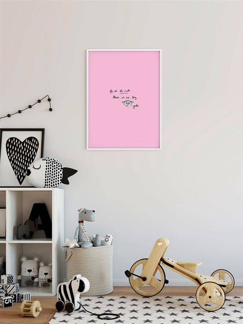 Obraz ścienny Star Wars Quote Yoda Cute WB-SW-024