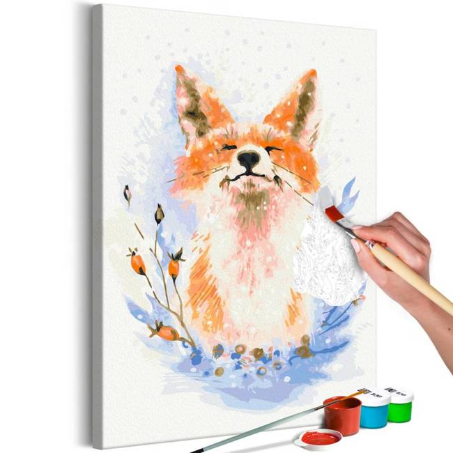 Obraz do samodzielnego malowania - Rozmarzony lis